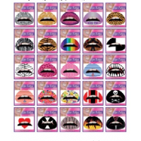 Tatuagem lábio sticker 